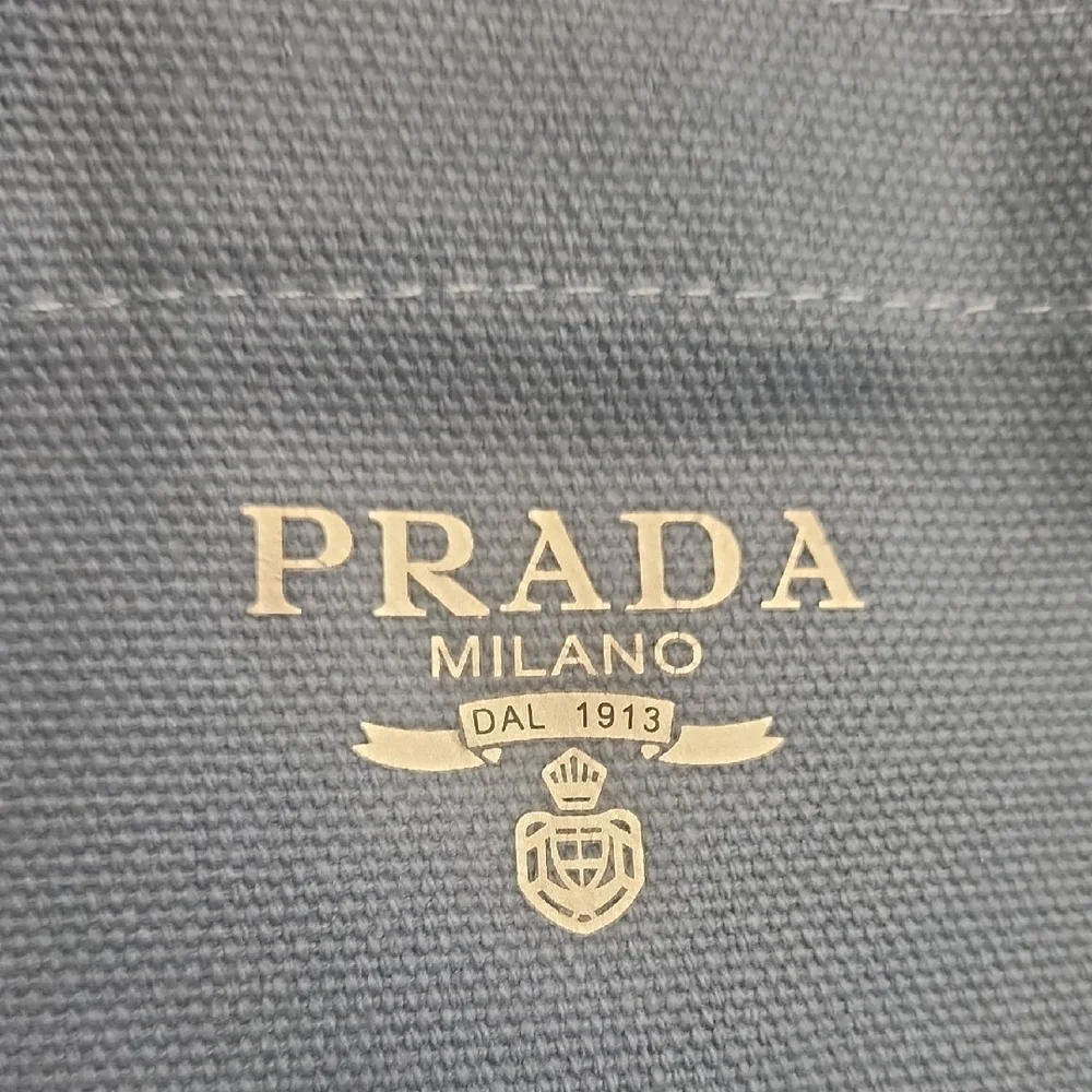 Prada Navy Canvas Handbag - Picture 11 of 11